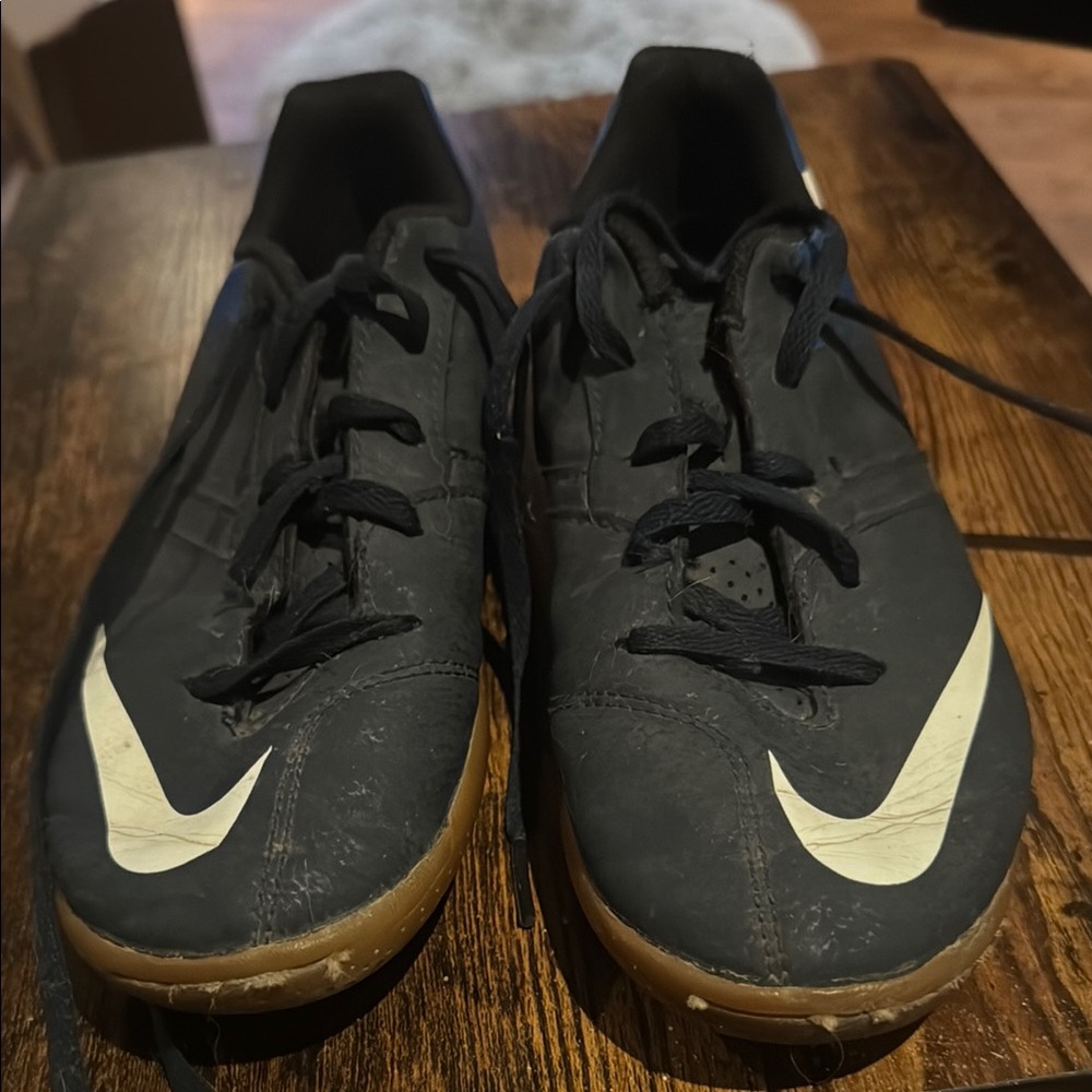 Nike Black and White Sneakers with Swoosh Logo